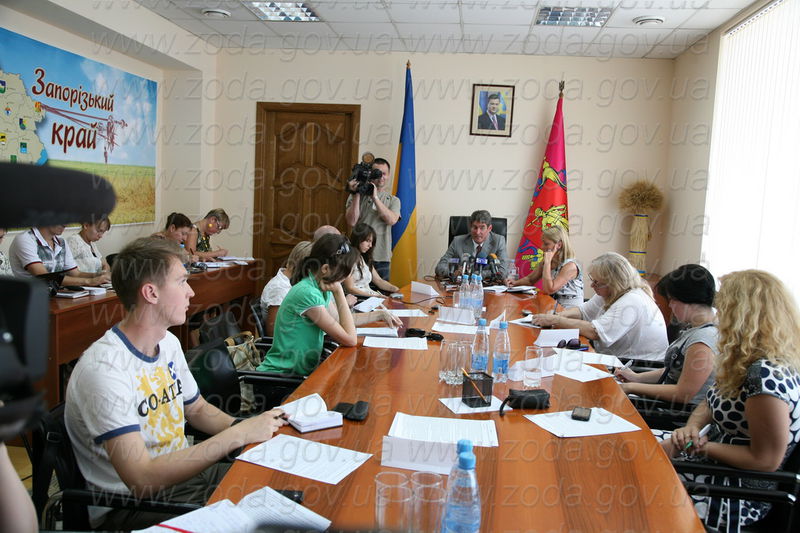 У прес-центрі ОДА
