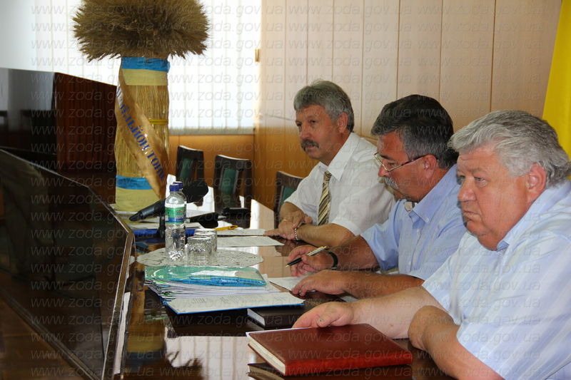 Президія засідання з керівниками підрозділів