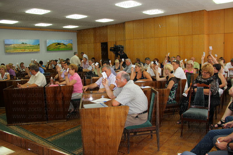 Члени ради підприємців під час голосування