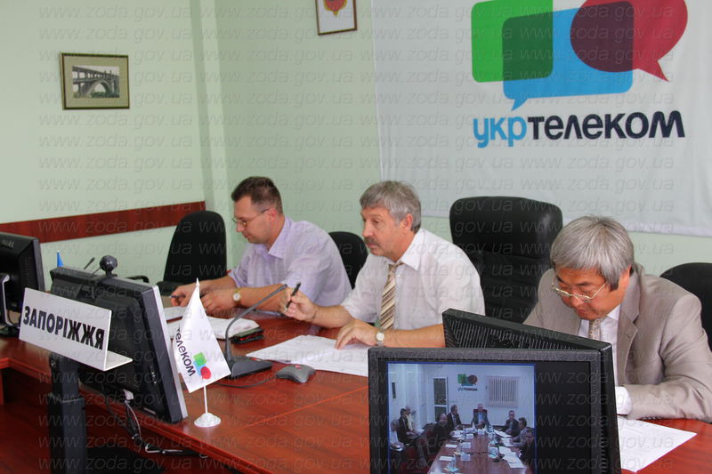 В селекторній студії ВАТ «Укртелеком»