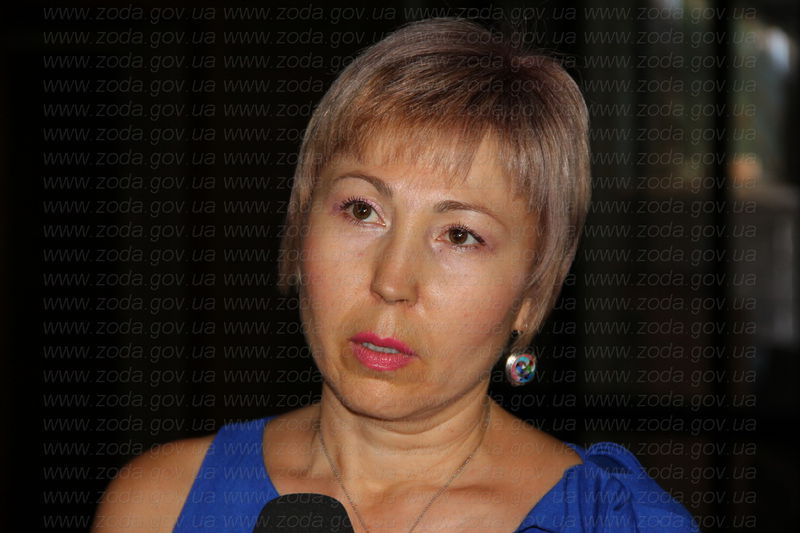 Світлана Кургляк ділиться із журналістами наскільки важливим є дозвільний центр для підприємців