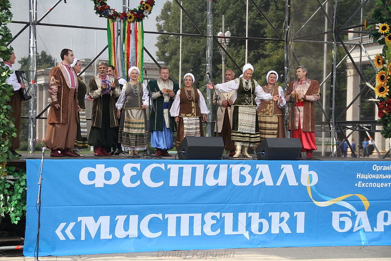 Запорізькій «Оксамит» на відкритті виставкової акції
