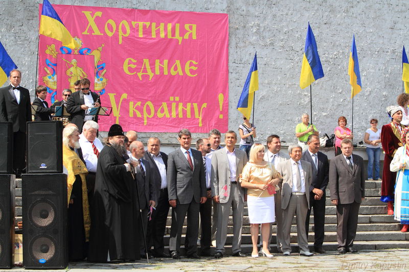 На урочистому піднятті Державного Прапора