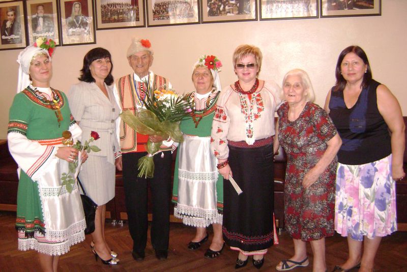 Найстарший учасник заходу Микола Пройчев, якому у листопаді виповниться 100 років