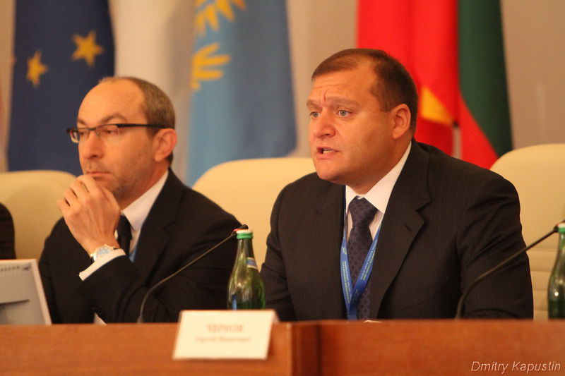 Голова Харківської ОДА Михайло Добкін та мер Харкова Геннадій Кернес