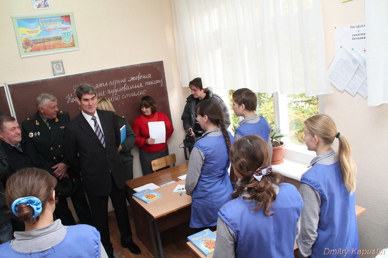 На уроці
