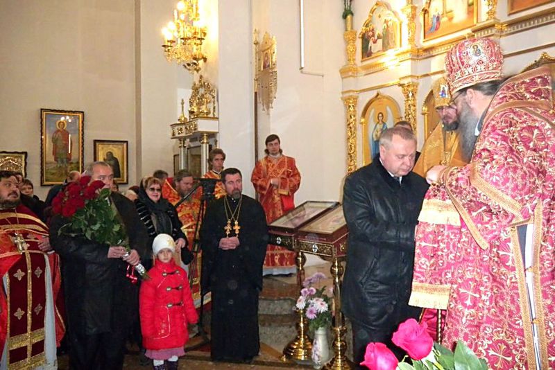 Владика Лука благословив Олександра Пеклушенка на плідну діяльність