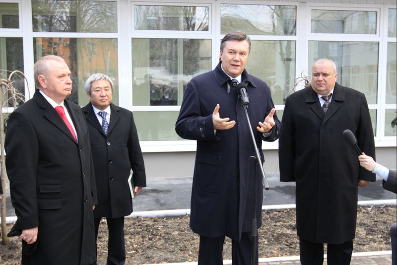 Президент України задоволений ходом ремонтних робіт у обласній клінічній дитячій лікарні