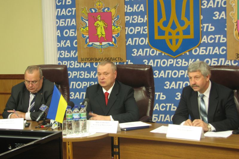 Голова обласної державної адміністрації Олександр Пеклушенко провів зустріч з бізнес-делегацією, яка прибула до Запоріжжя з Фінляндії