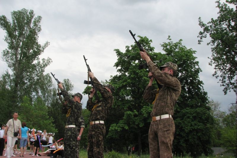 Біля архітектурно-меморіального комплексу «Переправа» відбувся урочистий мітинг