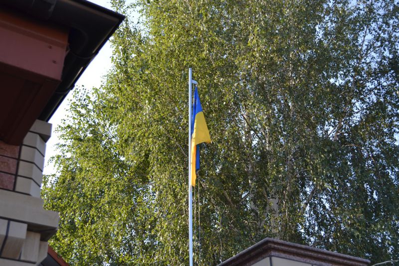 Олександр Пеклушенко підняв Державний Прапор України над своїм будинком та запрошує запоріжців приєднатися до цієї ініціативи