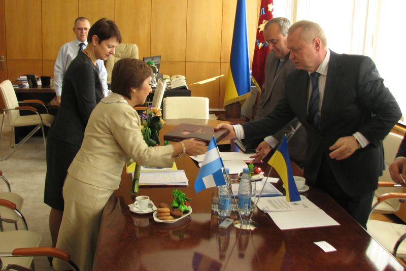 Про візит Надзвичайного та Повноважного Посла  Аргентинської Республіки в Україні 