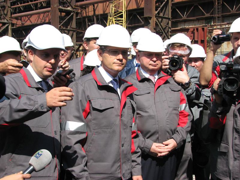 Олександр Вілкул ознайомився з ходом реалізації масштабного екологічного проекту металургійного комбінату «Запоріжсталь»