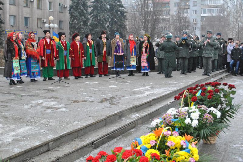 Запоріжці відзначають  День Соборності та Свободи
