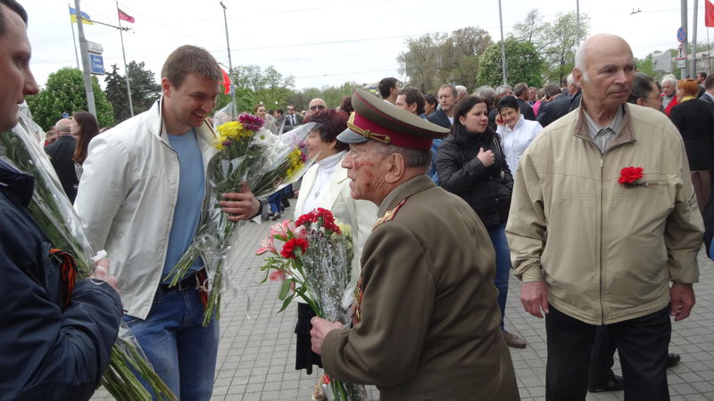 Запоріжці відзначають день великої Перемоги