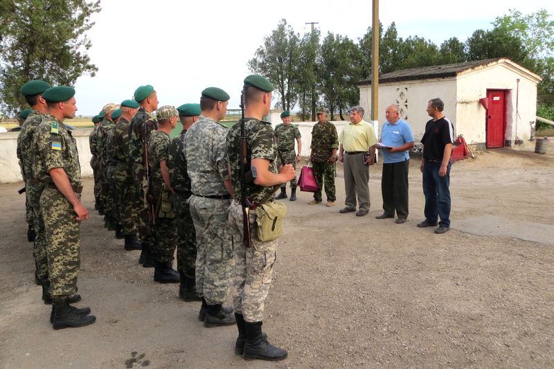 Запорізькі козаки підтримали прикордонників, які несуть службу на Херсонщині 