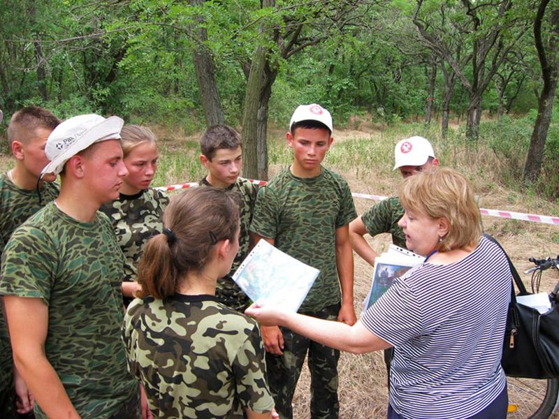 Джури вчаться вишколу у гвардійців