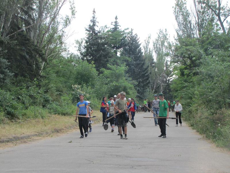 Джури вчаться вишколу у гвардійців