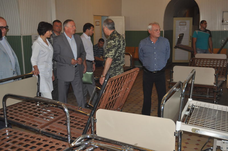 Валерій Баранов: «Ми відновлюватимемо військовий госпіталь силами підприємців та волонтерів»
