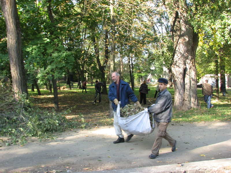 Напередодні Дня міста в Парку енергетиків навели чистоту