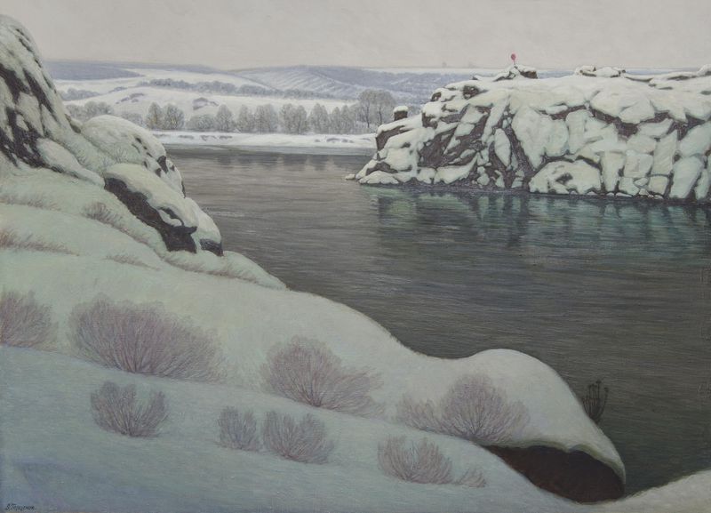 У Запорізькому обласному художньому музеї відкрилася виставка «Зимовий пейзаж» 