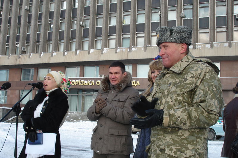 Запоріжці зустріли бійців 37-го окремого мотопіхотного батальйону