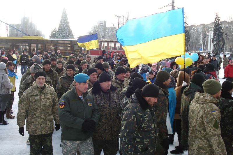 Запоріжці зустріли бійців 37-го окремого мотопіхотного батальйону