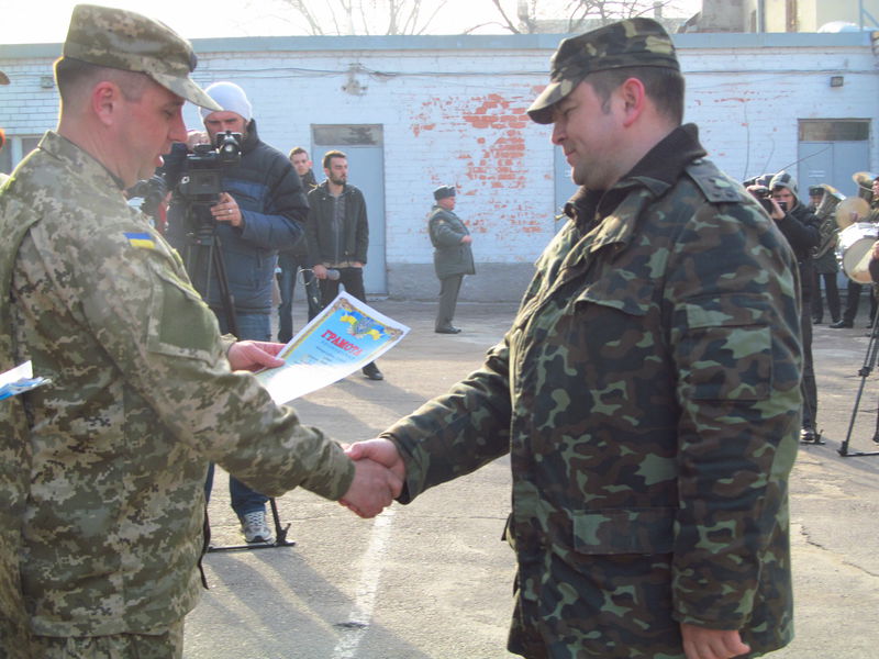 Перші мобілізовані військовозобов’язані в області прощаються з військовою службою