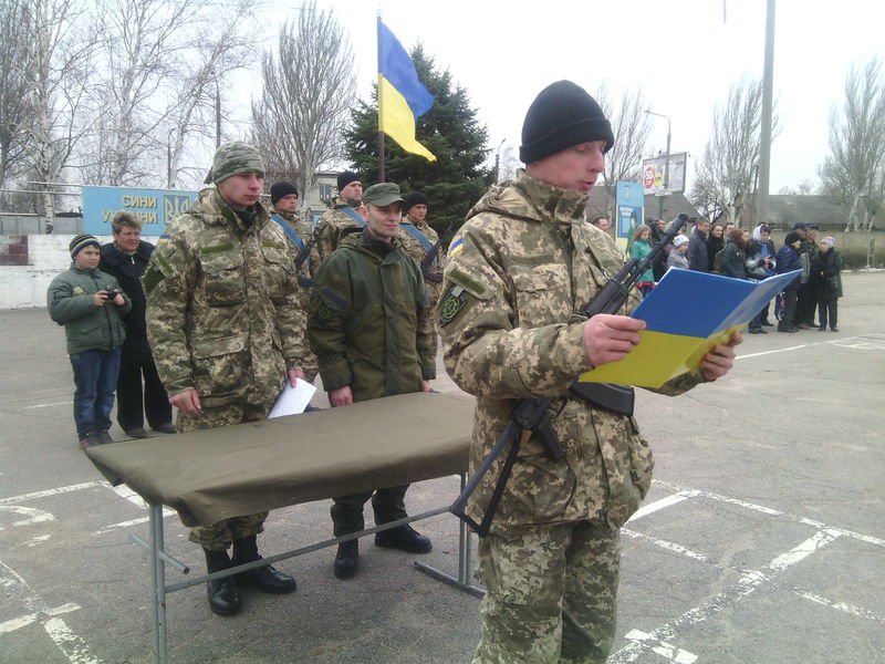 Мобілізовані присягнули на вірність Україні