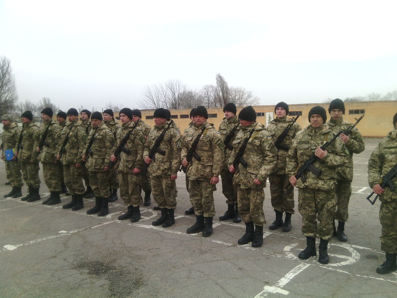 Мобілізовані присягнули на вірність Україні