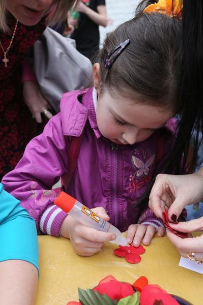 В  Запоріжжі відбувся майстер-клас «Мак пам'яті»