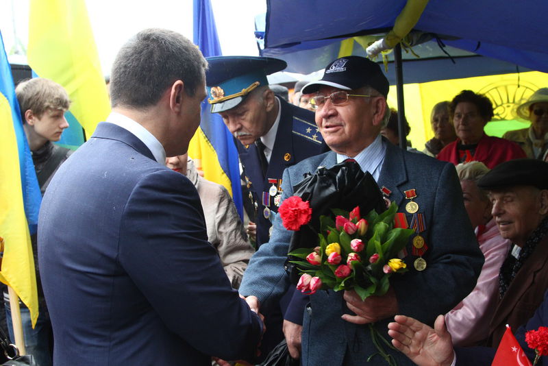 Григорій Самардак привітав запорізьких ветеранів зі святом Перемоги