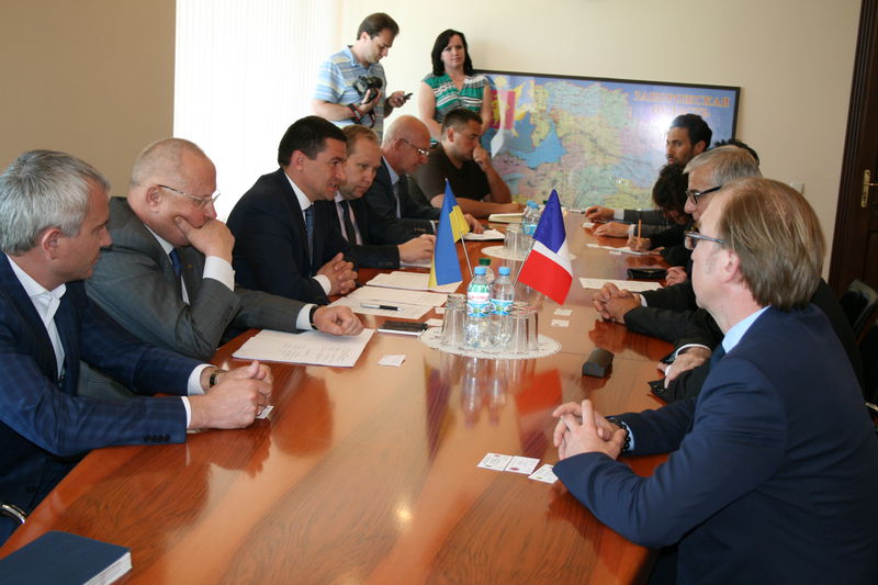 Запорізька обласна рада та Група дружби Франція-Україна налагоджують двосторонні контакти у питаннях децентралізації