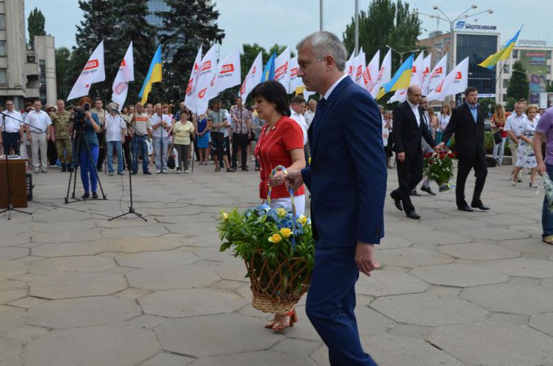 Область урочисто відзначає 19-ту річницю Конституції України