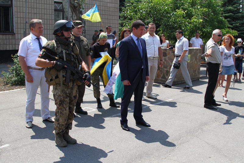 Голова ОДА зустрів бійців, що повернулись із зони АТО