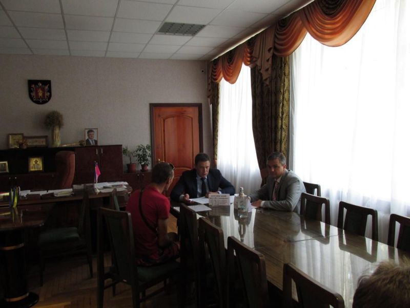 Заступник голови-керівник апарату Запорізької облдержадміністрації Леонід Березинський провів особистий виїзний прийом громадян