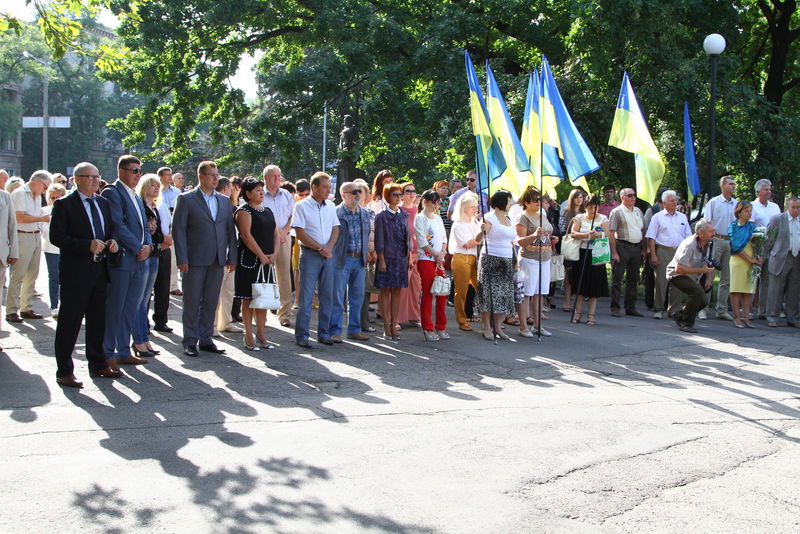 Напередодні Дня Незалежності запоріжці вшанували пам’ять загиблих захисників України