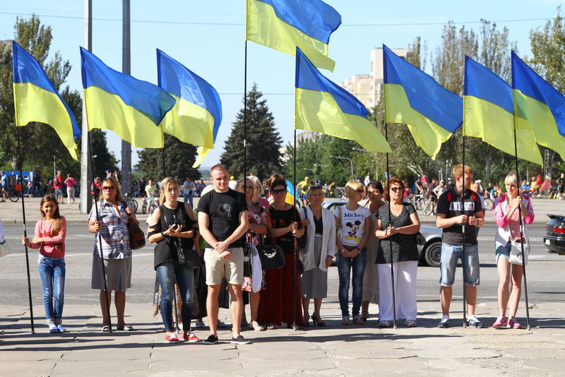 В Запоріжжі відзначили День Державного Прапора України