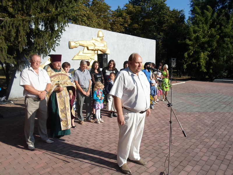 Закладено перший камінь пам’ятника Героям АТО у Куйбишевському районі