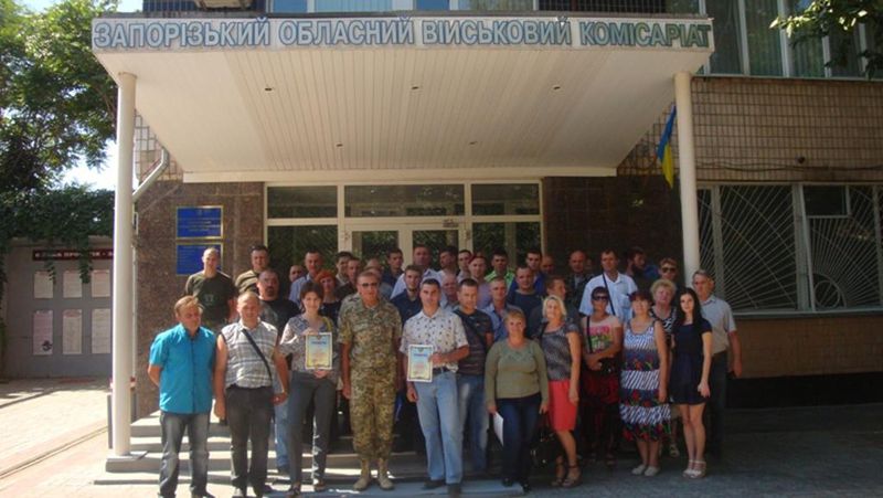 Запорізькі бійці урочисто отримали посвідчення «Учасника бойових дій»