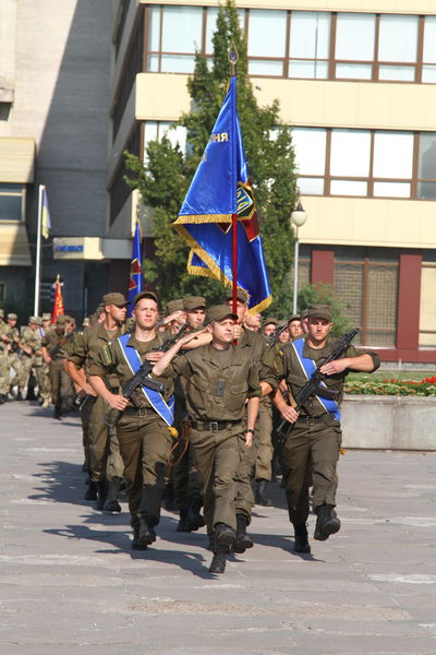 Три запорізькі військові частини отримали власні бойові прапори