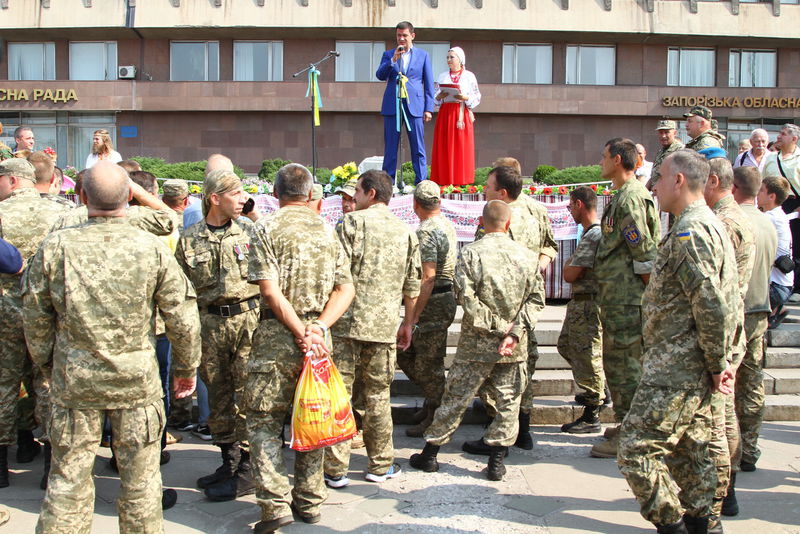 Запоріжці відзначили річницю створення 37-го батальйону