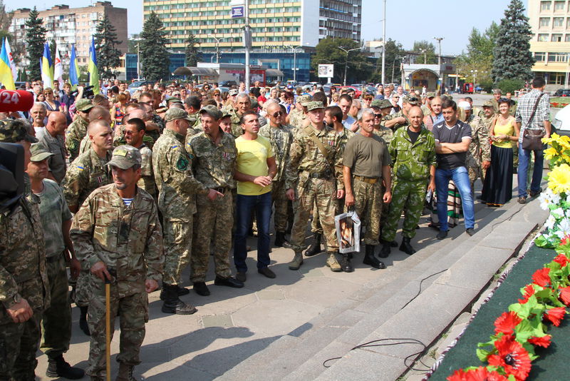 Запоріжці відзначили річницю створення 37-го батальйону