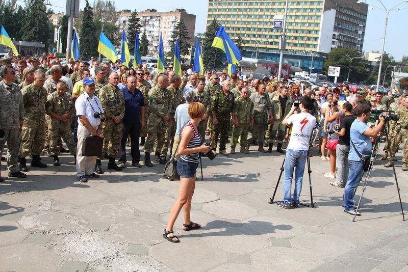 Запоріжці відзначили річницю створення 37-го батальйону