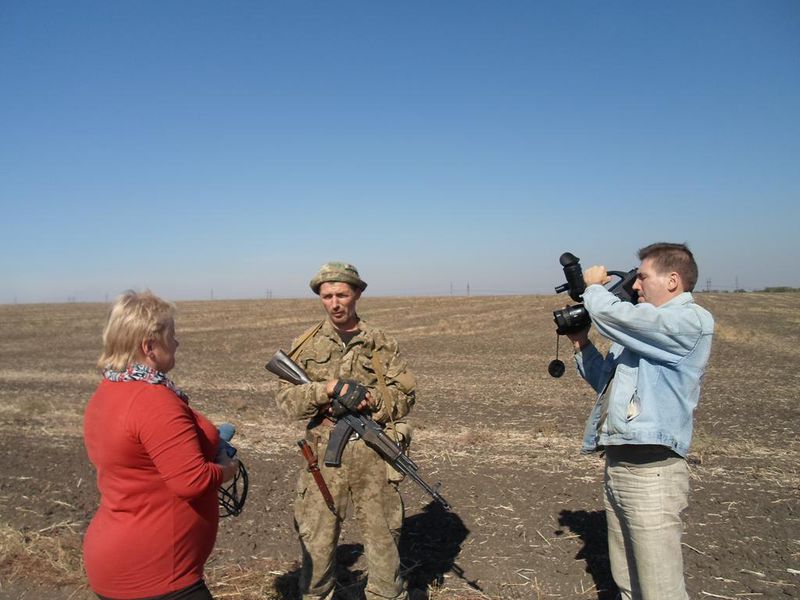 Журналісти відвідали запорізьких бійців на Донеччині