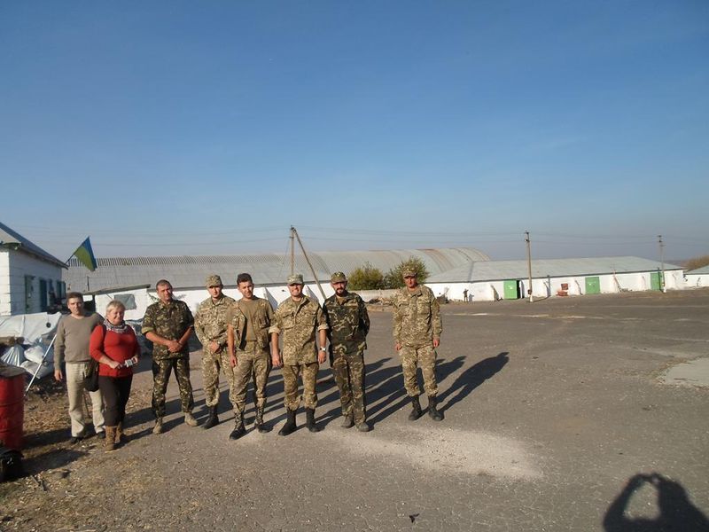 Журналісти відвідали запорізьких бійців на Донеччині