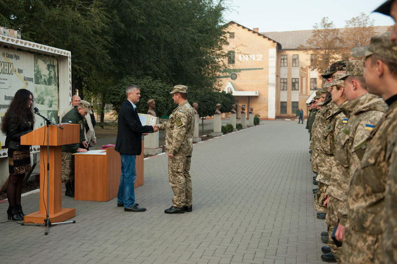 Воїни – артилеристи прийняли вітання з Днем захисника України