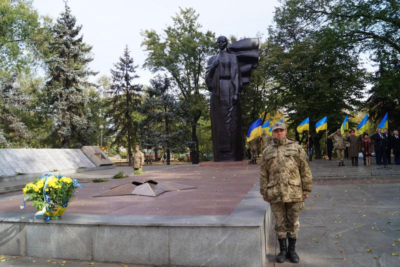 Запоріжці вшанували пам'ять  загиблих під час звільнення міста 