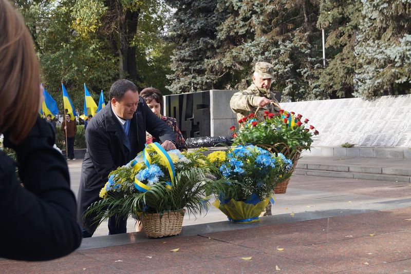 Запоріжці вшанували пам'ять  загиблих під час звільнення міста 