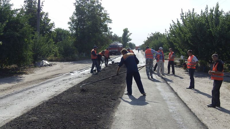 На автодорозі місцевого значення проведено експериментальний ремонт 